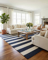 Martha's Vineyard Blueprints Collection Area Rug - Edgartown Rectangle Nautical Navy  lifestyle 42