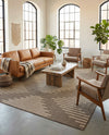 Sahara Sands Collection Area Rug -  Merimde Rectangle Brown  lifestyle 30