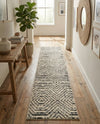 Marrakech Mosaic Collection Area Rug -  Tangier Runner Black and White  lifestyle 53