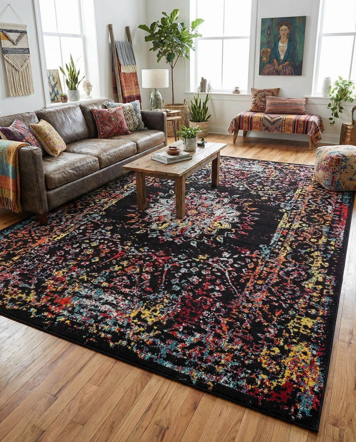 Brighton Terrace Collection Area Rug -  Withdean Rectangle Multi  lifestyle 18