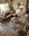 Cascade Range Collection Area Rug -  Shasta (Gray) Rectangle Gray  lifestyle 8