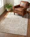 Coastal Manor Collection Area Rug -  Wavecrest Rectangle Beige  lifestyle 38