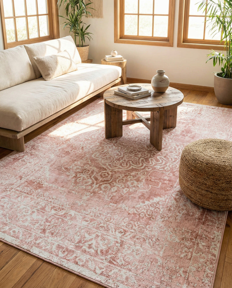 Cambridge Classics Collection Area Rug -  Magdalene (Pink) Rectangle Pink  lifestyle 16
