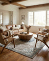 Brighton Terrace Collection Area Rug - Hove (Gray) Rectangle Gray  lifestyle 10