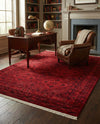 Samarkand Elegance Collection Area Rug -  Samanid Rectangle Red  lifestyle 20