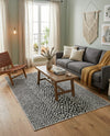 Urban Oasis Rugs Collection Area Rug -  Terrace (Black) Rectangle Black  lifestyle 10