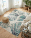 Seaside Haven Rugs Collection Area Rug -  Saltwater Rectangle Ivory  lifestyle 18