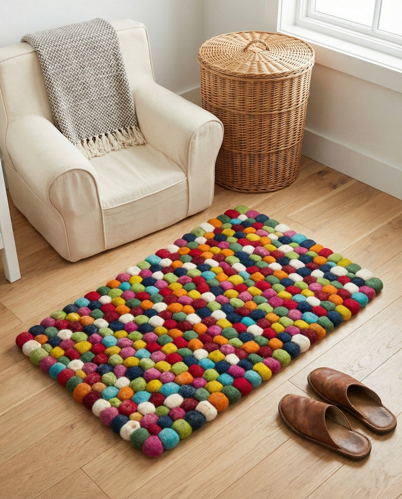 Woolen Sphere Collection Area Rug - Orbsburg (Multi) Rectangle Multi  lifestyle 14