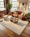 Eternal Plush Oasis Collection Area Rug -  Tranquility (Linen) Rectangle Linen  lifestyle 20