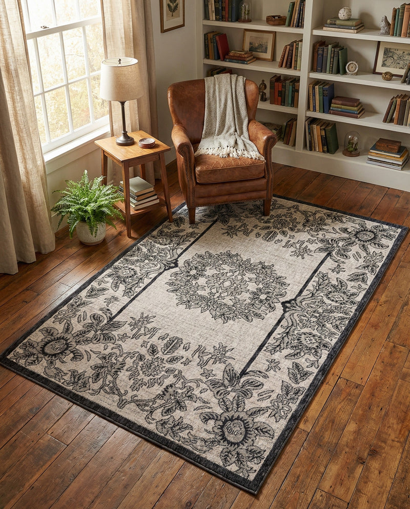Heritage Harbor Collection Area Rug -  Seabreeze Rectangle Ivory  lifestyle 51