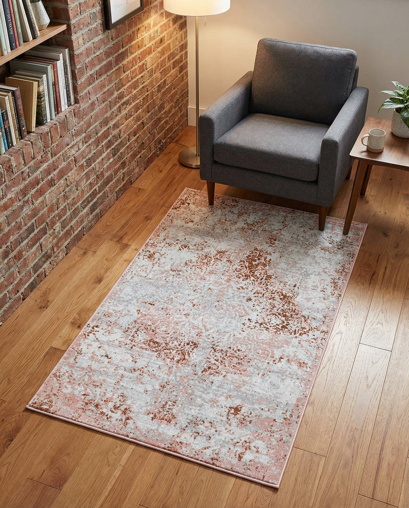 Aegean Elegance Washables Collection Area Rug -  Serifos Rectangle Rose Pink  lifestyle 11