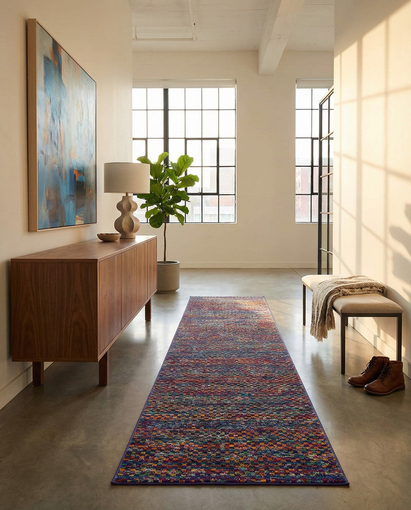 Caribbean Cove Collection Area Rug -  Mayreau Runner Multi  lifestyle 20