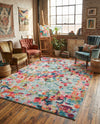 Chromatic Oasis Collection Area Rug -  Lagoon Rectangle Multi  lifestyle 12