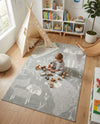 Wonder Tykes Collection Area Rug -  Quirky Rectangle Gray  lifestyle 34