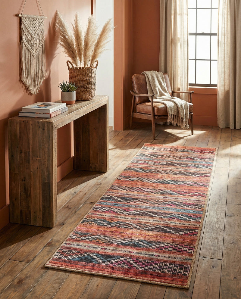 Heritage Elegance Collection Area Rug -  Monticello Runner Multi  lifestyle 54