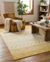 Mediterranean Lattice Collection Area Rug -  Casablanca (Ivory and Yellow) Rectangle Ivory and Yellow  lifestyle 16