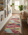 Marrakesh Elegance Collection Area Rug -  Skhirat Runner Pink  lifestyle 67