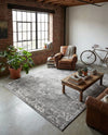 Riviera Elegance Collection Area Rug - Antibes (Dark Gray) Rectangle Dark Gray  lifestyle 27