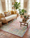 Arcadia Rugs Collection Area Rug -  Shangri-La Rectangle Pink  lifestyle 13