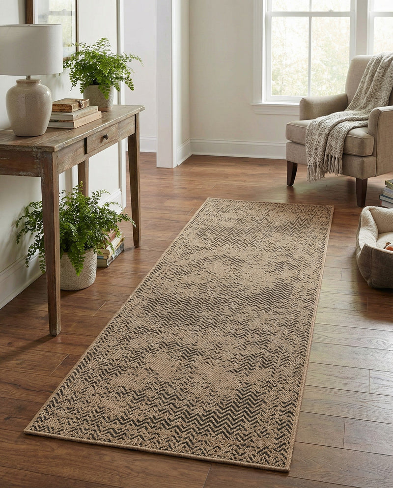 Sahara Sands Collection Area Rug -  Tanis Runner Natural  lifestyle 22