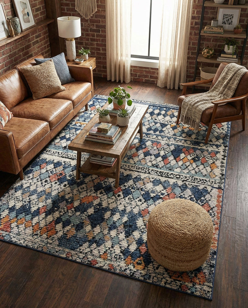 Tangier Treasures Collection Area Rug -  Marrakech Rectangle Multi  lifestyle 43