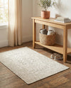 Tribal Terrace Treasures Collection Area Rug - Mayan Marina (Light Gray) Rectangle Light Gray  lifestyle 29
