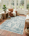 Savannah Elegance Collection Area Rug - Magnolia Rectangle Ivory  lifestyle 43