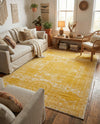 Dover Terrace Collection Area Rug -  Lagoon (Yellow) Rectangle Yellow  lifestyle 22