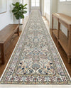 Persian Elegance Collection Area Rug -  Kerman (Ivory) Runner Ivory  lifestyle 36
