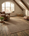Sahara Sands Collection Area Rug -  Amarna Rectangle Natural and Brown  lifestyle 7