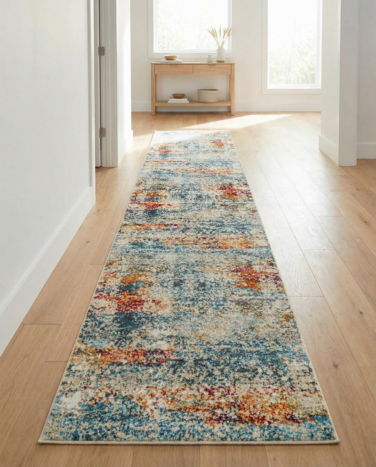 Caribbean Breeze Collection Area Rug -  Isla Runner Cream  lifestyle 86