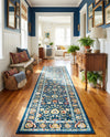 Adriana Terrace Collection Area Rug -  Positano (Navy Blue) Runner Navy Blue  lifestyle 64
