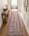 Heritage Elegance Collection Area Rug -  Hampton Runner Antique Red  lifestyle 53