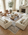 Savannah Series Collection Area Rug -  Augusta (Mink) Rectangle Mink  lifestyle 5