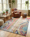 Sedona Vista Collection Area Rug -  Cholla Rectangle Multi  lifestyle 21