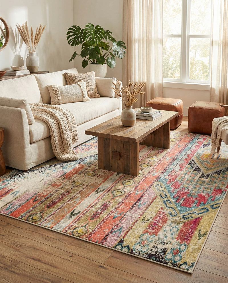 Sedona Vista Collection Area Rug -  Cholla Rectangle Multi  lifestyle 42