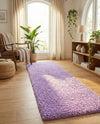 Plush Oasis Collection Area Rug - Serenity (Lilac) Runner Lilac  lifestyle 87