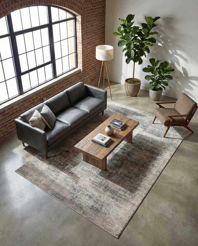 Bloomsbury Elegance Collection Area Rug -  Pimlico Rectangle Gray  lifestyle 6
