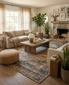 Savannah Threads Collection Area Rug - Sahara Rectangle Natural  lifestyle 12