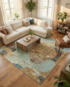 Urban Terrace Collection Area Rug -  Portico Square Multi  lifestyle 46