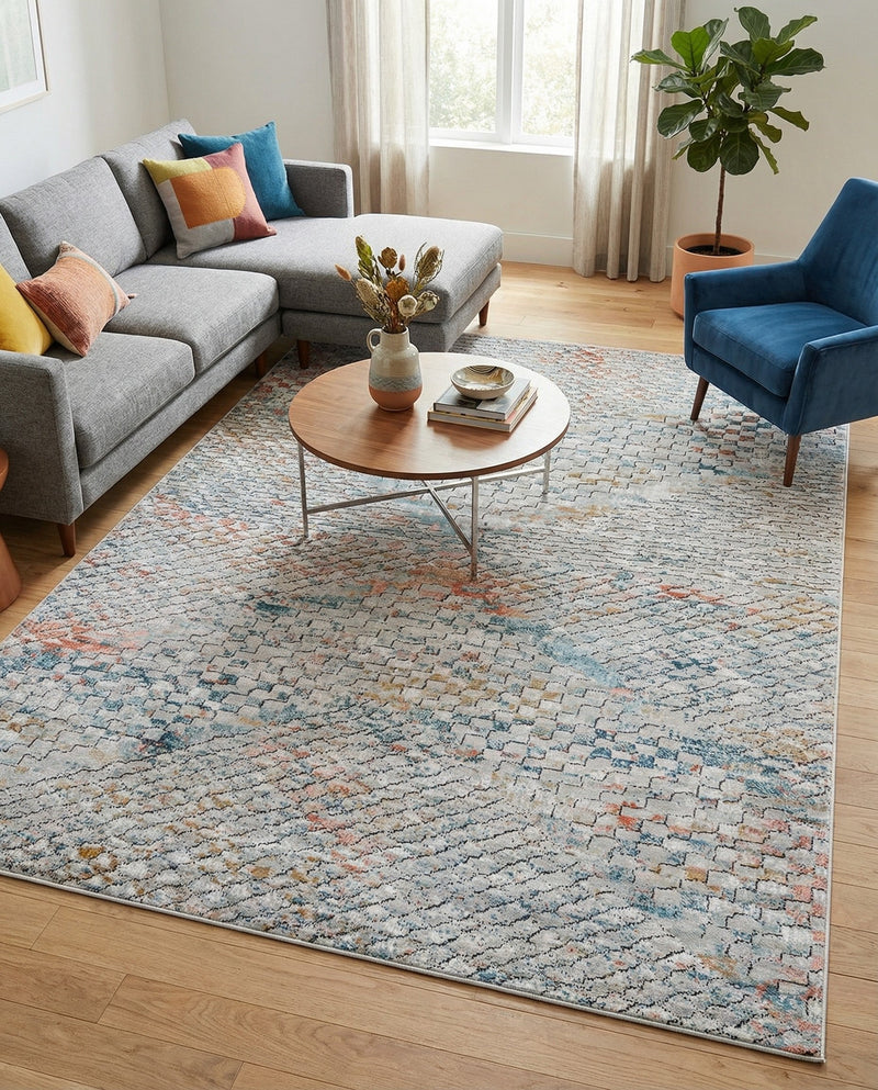 Dresden Elegance Collection Area Rug -  Freiberg Rectangle Multi  lifestyle 14