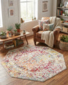 Georgetown Rugs Collection Area Rug - Dupont (Light Multi) Octagon Light Multi  lifestyle 80