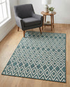 Urban Oasis Rugs Collection Area Rug -  Boulevard (Teal) Rectangle Teal  lifestyle 4