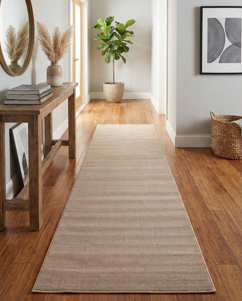 Soho Elegance Collection Area Rug - Chelsea (Light Brown) Runner Light Brown  lifestyle 42
