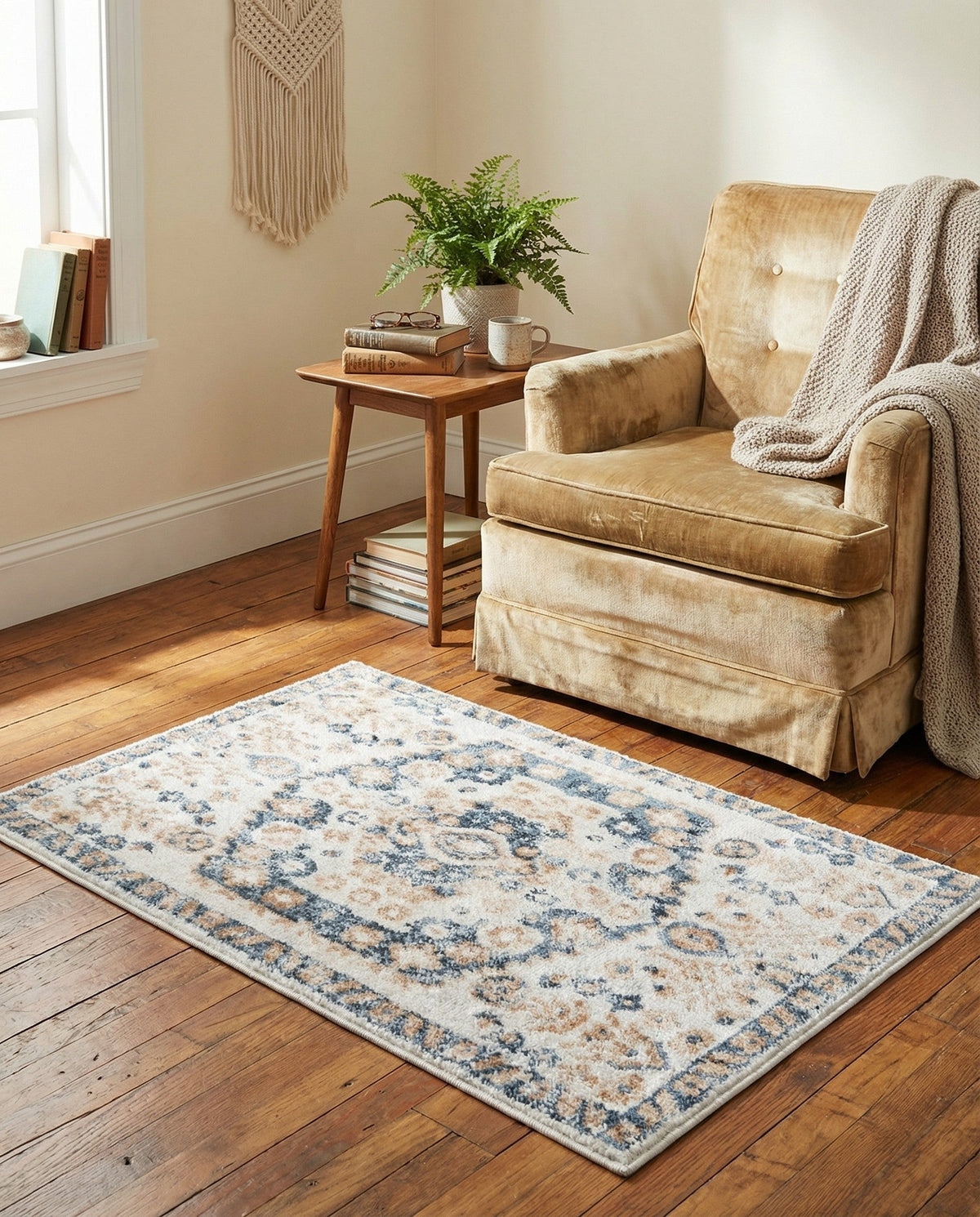 Cambridge Classics Collection Area Rug -  Pembroke (Cream) Rectangle Cream  lifestyle 6