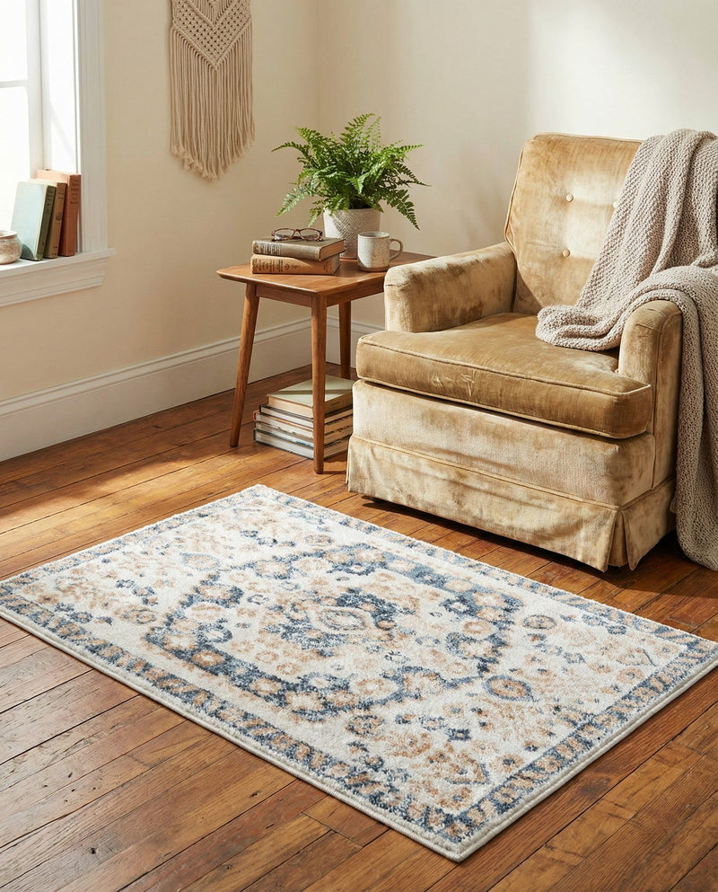 Cambridge Classics Collection Area Rug -  Pembroke (Cream) Rectangle Cream  lifestyle 6