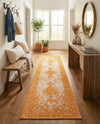 Dover Terrace Collection Area Rug - Marina (Orange) Runner Orange  lifestyle 66