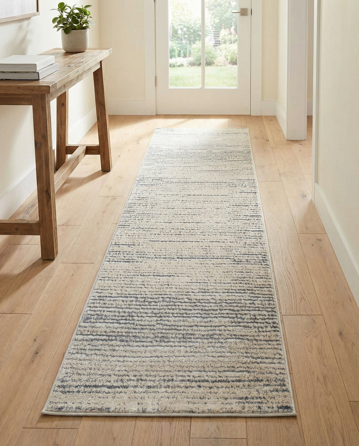 Serenity Sands Collection Area Rug -  Tranquilbay Runner Cream  lifestyle 86