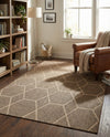 Sahara Sands Collection Area Rug -  Faiyum Rectangle Brown  lifestyle 13