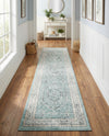 Adriana Terrace Collection Area Rug - Capri (Aqua) Runner Aqua  lifestyle 63